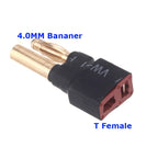 Amass Adapter XT60 to XT90 EC5 EC3 TRX T Deans XT30U Female Male Connectors 4.0mm Banana Plug RC Lipo Battery Control Parts DIY