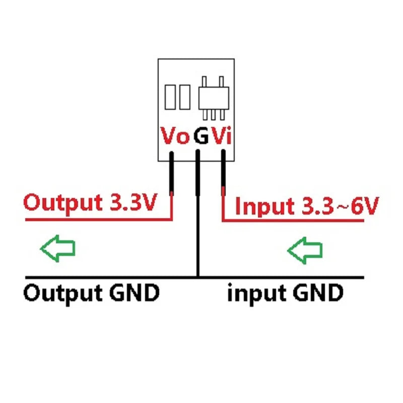 5PCS DD0503MA Ultra Mini DC 3.7V 4.5V 5V to 3.3V DC Step Down Converter Buck Module for 18650 ESP8266 CC1101 SI4462 SI4463