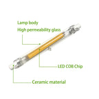 R7S LED Glass Tube COB Bulb 78MM 118MM High Power R7S Corn Lamp J78 J118 Replace Halogen Light AC 110V 220V Lampadas