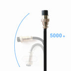 Aerial Circular Connector Aviation Plug GX16 With Shielded Cable Wire 2m GX-16 Female 2 3 4 5 6 7 8 Pins Customization Supported