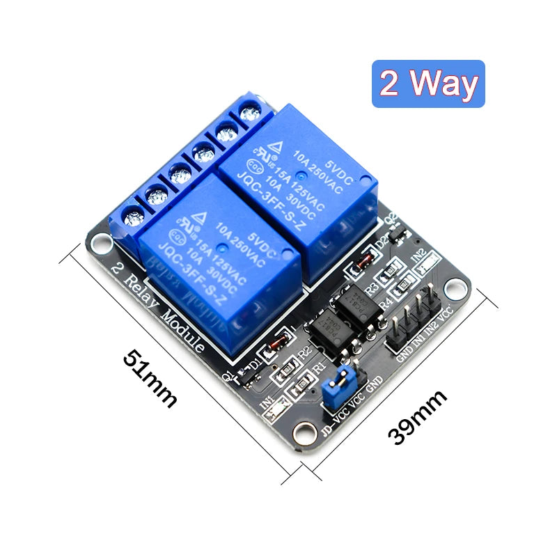 5V 12V 24V Relay Module With Optocoupler Relay Output 1 2 4 6 8 16Way Relay Module For Arduino PLC Automation Equipment Control