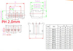 5sets JST 1.0mm 1.25mm 1.5mm 2.0mm 2.54mm Pitch Female Plug Connector Wire ZH PH XH 2 3 4 5 6 7 8 9 10P Way Male Straight Socket