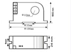 AC Current Sensor 10mA 20mA 500mA,10A,50A,300A,600A Current Transducer DC24V 4-20ma 0-10V RS485 Hall Effect Current Transmitter