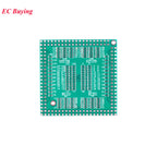 1-10Pcs QFP EQFP TQFP LQFP144 LQFP128 SMD Turn DIP Adapter PCB Pinboard SMT to DIP128/144 Converter 0.5mm Pitch IC Test Transfer