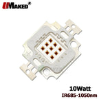 Infrared LED Chips 10W IR 730-850-940-685-760-800-810-980-1050nm Launch tube LEDs camera Security light monitor led light beads