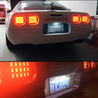 iJDM For Chevy Corvette C4 C5 C6 Impala Monte Carlo Lumina SSR S10 Beretta For Pontiac Aztek Fiero Firebird License Plate Light