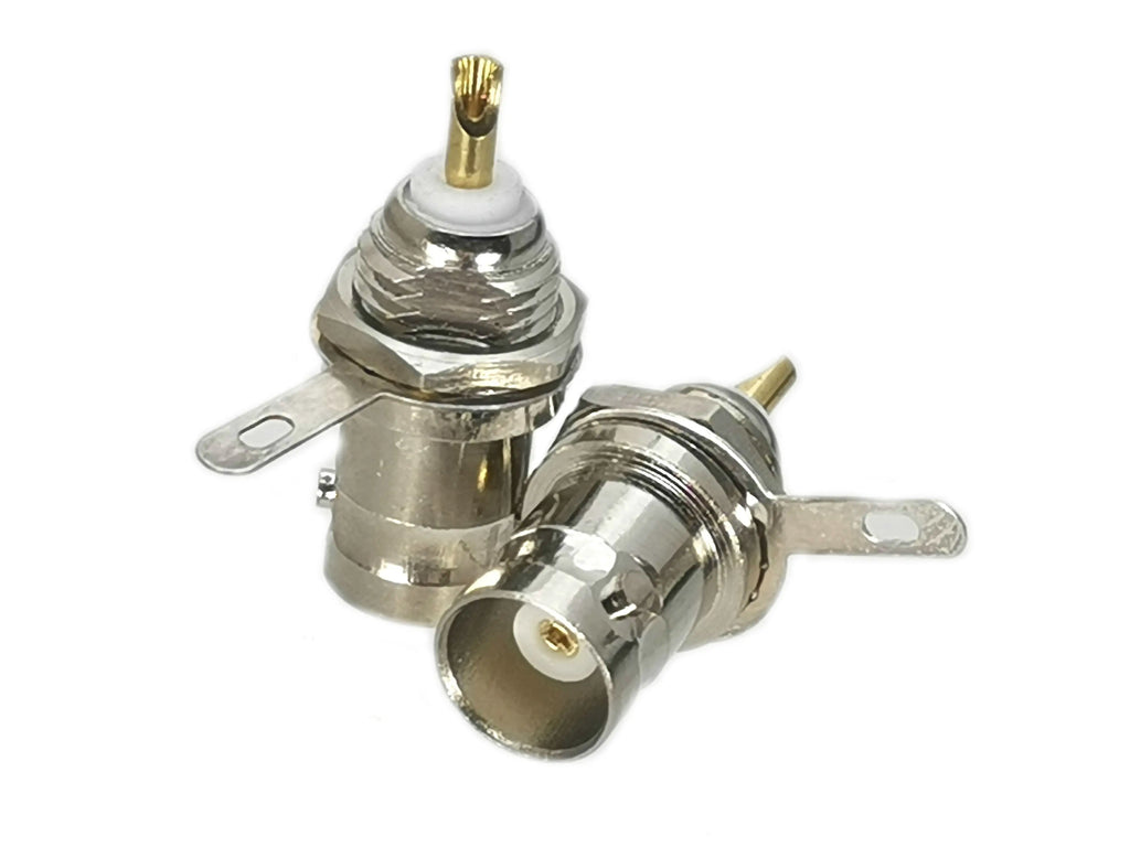 1Pcs BNC Male plug & Female jack Nut Bulkhead & Chain Solder PCB Mount & Panel Mount RF Coaxial Adapter connector