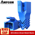 AMPCOM  Ethernet Network Cable Strain Relief Boots Cable RJ45 Connector Plug Covers 6.5/7.5/8.0mm for CAT8 CAT7 CAT6A CAT6 CAT5E