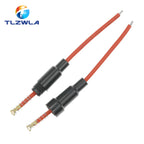 5PCS 5*20mm 6*30mm Glass Fuse Holder Screw Type 5X20mm with 22 20 18 16 14AWG Wire Cable 250V 5X20MM Glass Fuse Tube Fuse Casing