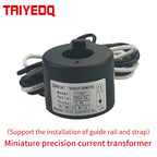 3pcs Clamp Current Sensor Transformer Core KCT 50A 75A 100A 150A 200A Din Rail CT Sensor Mini AC Waterproof Current Transformer