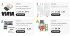 Wireless Remote Control DC 6V 12V 24V 30V 4CH RF Relay Receiver and 433MHZ Transmitter for Garage/Light/Motor/Home Appliance