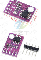 TZT LM75 LM75A Temperature Sensors High Speed I2C Interface High Precision Development Board Module For Arduino