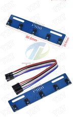 TZT 1/3PCS TCRT5000 Infrared Reflective Sensors IR Photoelectric Switch Barrier Line Track Module For Arduino