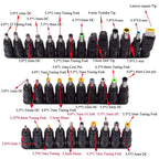 34PCS 8PCS Universal AC DC Power Adapter Connector Tips 5.5mmx2.1mm Kits For Lenovo Thinkpad Laptop Power Supply Plug Jack Sets
