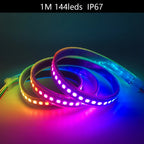 SK6812 RGBW (Similar WS2812B) Led Strip Light 4 in 1 30/60/144Leds/Pixels/m Individual Addressable Led Tape IP30/IP65/IP67 DC5V