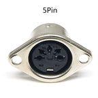 5/10Pcs Keyboard Socket DIN S Terminal Connector Female Jack Mount Adapter 3P 4P 5P 6P 7P 8P Computer MIDI Cable Solder Adapter