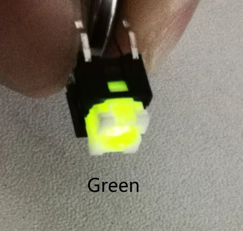10PCS 6X6X7.2mm illuminated Momentary Tact Switch Button No Loacking 6Pin DIP LED 12V Mini Push Button Switch