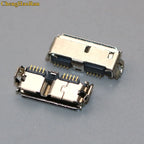 ChengHaoRan 1pcs Micro USB 3.0 Jack 10pin Female Sockect Tail Charging Port Mobile Hard Disk Interface Micro Connector