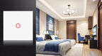 EU AC100-240V Tempered White Crystal Glass Touch Switch Panel Wall Light Switches Sensor Button 1/2/3Gang Lamp Interruttore