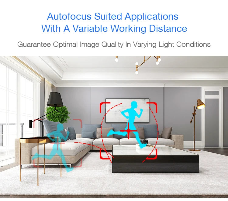 Manufacturer 16MP Autofocus Kamera Module With M12 No-Distortion Lens On SONY IMX298 Image Sensor AF Wide Angle USB Board Camera
