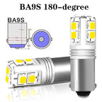 iJDM Canbus Car Lights BA9S BAX9S BAY9S LED For car Reverse Lights or Parking Lights,H21W H6W T4W License Plate Lights 12V-24V