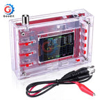 Fully Assembled Digital Oscilloscope 2.4" TFT LCD Display with Alligator Probe Test Clip Transparent Acrylic Case