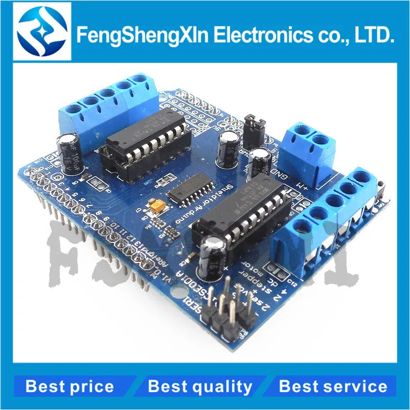 L293D Motor Drive Shield dual for arduino Duemilanove, Motor drive expansion board motor control shield