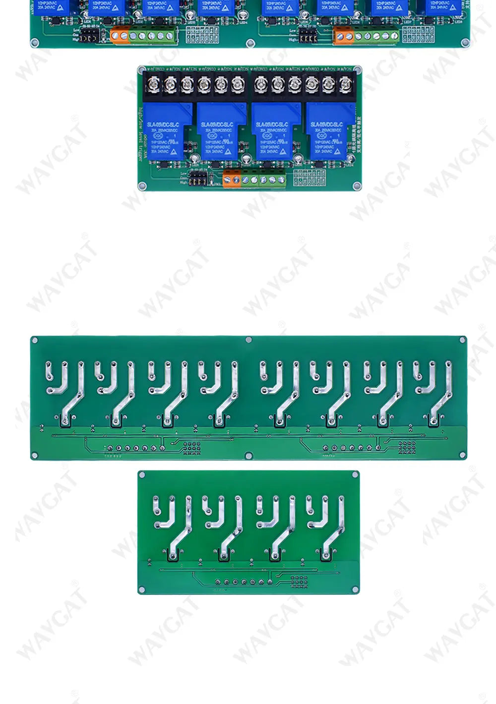 4 8 channel relay module 30A with optocoupler isolation 5V 12V 24V supports high and low Triger trigger