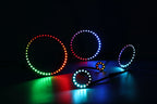 WS2812b Led Ring Addressable 8/16/24/35/45Leds 5050 RGB Led Diode Ring Color IC Built-in LED