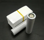 100pcs 18650 Battery Wrap Sleeve Heat Shrink Shrinkable Tube Insulated Multicolor Battery Skin PVC FilmTape Protector Cover Pipe