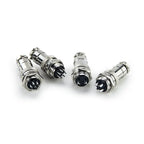 1set GX20 Aviation Connector Male Plug Female Socket Circular Connector 2/3/4/5/6 Pin Wire Panel Connector