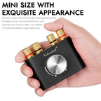 Nobsound Mini Bluetooth 5.0 TPA3116 Digital Amplifier Hifi Stereo Audio Receiver Power Amp 50W+50W Car Sound Amplifiers