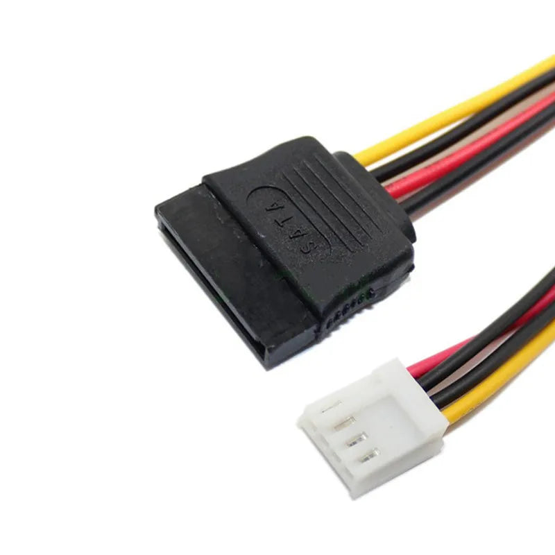 15pin Sata Female to 4pin Floppy FDD Female Power Converter Adapter Cable Sata Power 15p to 4p Connector 20cm