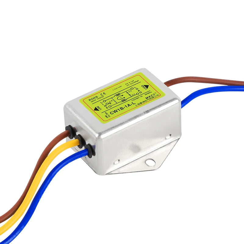TOMZN Anti-interference AC 220V Power Supply Filter EMI Line Audio Purifier CW1B-L 1A 3A 6A 10A