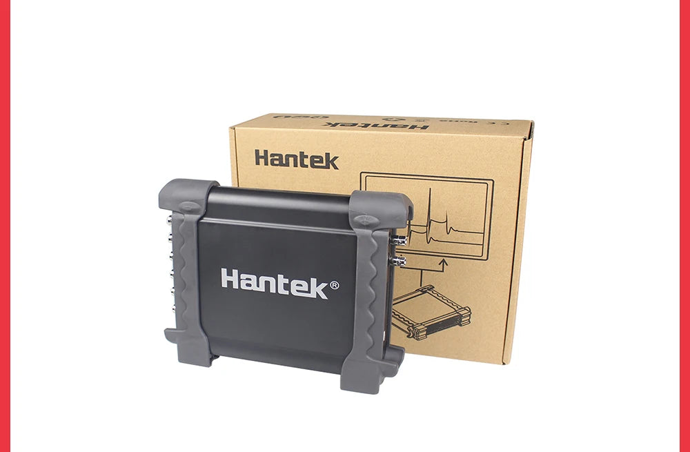 Hantek 1008C Automotive Oscilloscope with Passive Attenuator HT201 HT25 Auto PC Storage USB 8 Channels Programmable Generator