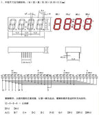 TM1637 LED Display Module For Arduino 7 Segment 4 Bits 0.36Inch Clock RED Anode Digital Tube Four Serial Driver Board Pack
