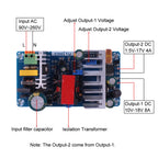 AC-DC Converter AC 110V 220V to 10V-18V/8A 1.5V-17V/4A 96W Dua Power Supply Module Adjustable Buck Step Down Module