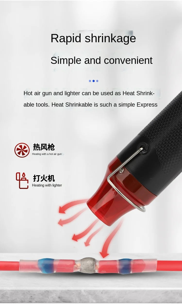 Solder Waterproof Heat Shrink Tubing Insulated Sealed Wire Connectors Car Marine Use Quick Wiring Terminals Cable Butt Sleeve
