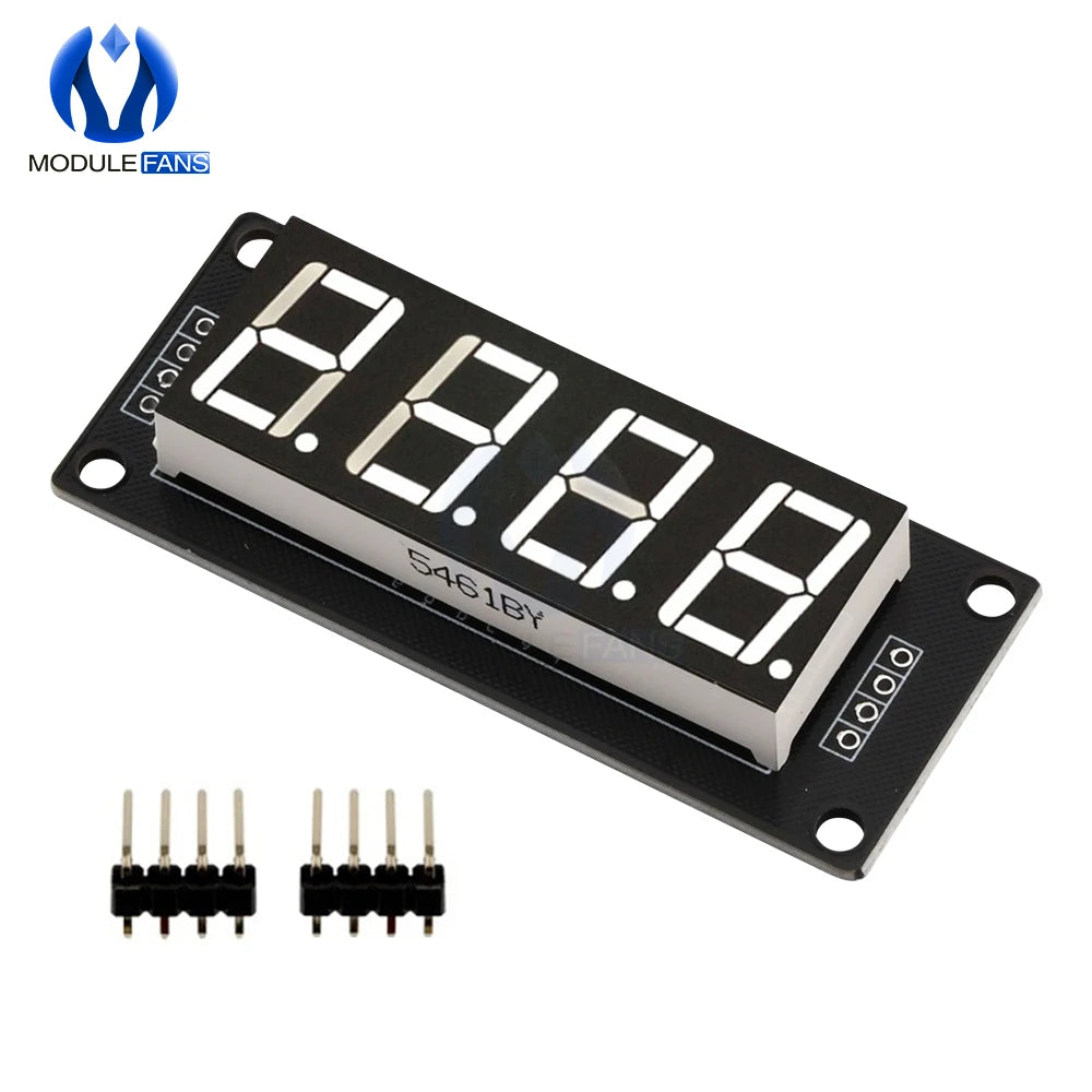 0.56 inch TM1637 LED Display Module 4 Digit LED Indicator for Arduino DIY Red Green Blue Yellow White