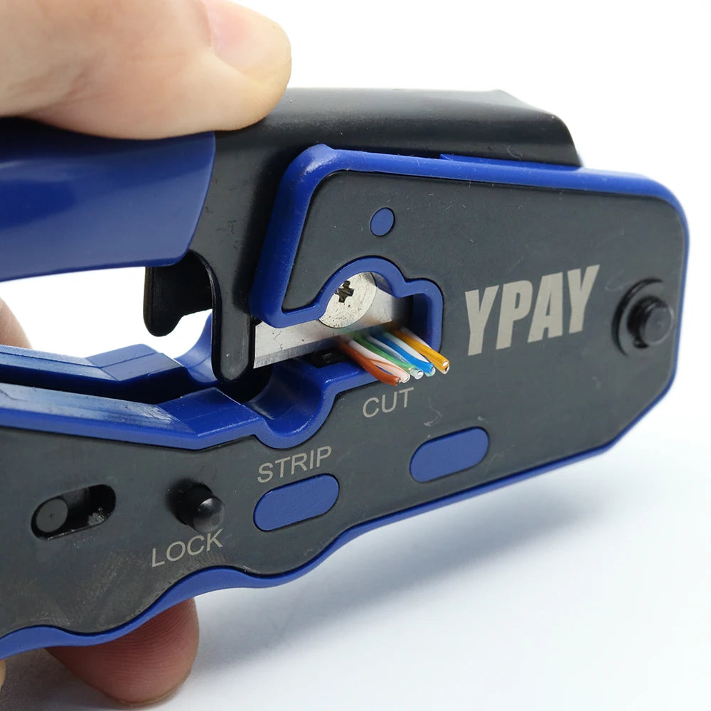 RJ45 Crimper Network Tools Pliers CAT5 CAT6 8P RG RJ45 Ethernet Cable Stripper Pressing Wire Clamp Tongs Clip RG45 LAN