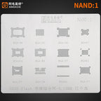 BGA Reballing Stencil for EMMC EMCP/UFS LPDDR NAND RAM PCIE Flash Memory BGA297 BGA153 BGA254 BGA162 BGA169 BGA186 BGA221 254