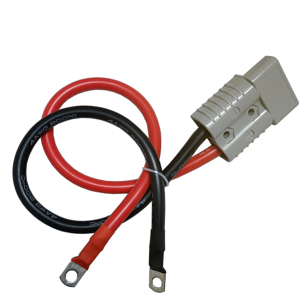 50A 120A 175A Double Pole 600V High Current Plug with 8/6/4/2AWG Silicone Cable Electric Forklift Plug Quick Charging Connector
