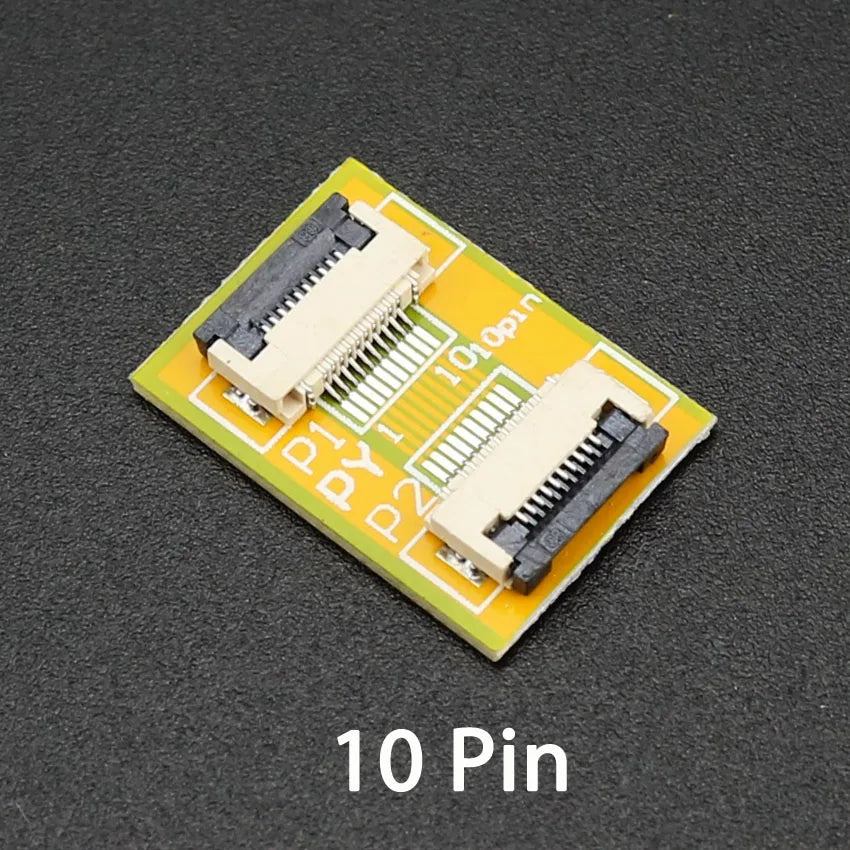 2PCS FPC FFC Flexible Flat Cable Extension Board Conversion Connector 0.5 MM Pitch 6 10 12 24 30 40 50 60 PIN