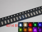 100pcs=5colors x 20pcs 5050 5730 3014 1210 2835 3528 1206 0805 0603 0402 SMD LED Diode Kit Red / Green / Blue / White / Yellow