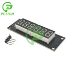0.36 inch 6-digit LED Display Tube (decimal) 7 Segments Black TM1637 Red/Green/Yellow/Blue/White LED Display Module For Arduino