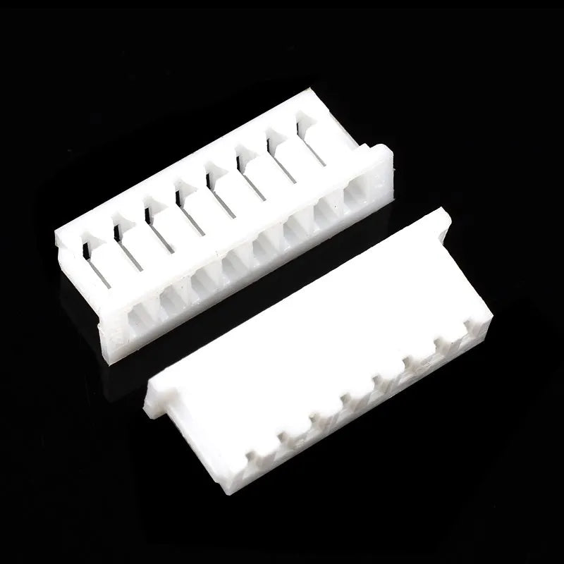 100Pcs JST 1.25mm Pitch Female Connector Housing 2/3/4/5/6/7/8/9/10 Pin Plastic Shell Electrical Wiring Plug Socket Housing