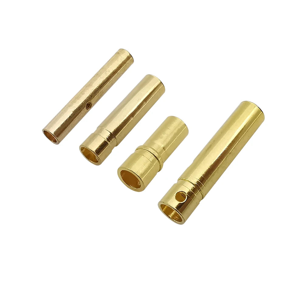 2mm 3mm 3.5mm 4mm Bullet Banana Plug Gold-Plated Banana Male Female Connector Battery Plugs Kits for RC Battery Parts DIY