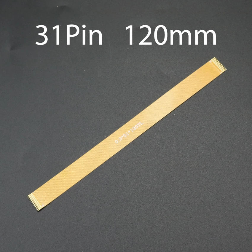 1pcs FPC Flexible Cable 13 21 23 25 27 31 33 39 45 51 Pin FFC FPC Flexible Flat Cable Pitch 0.3mm Same Direction Length 20-200mm