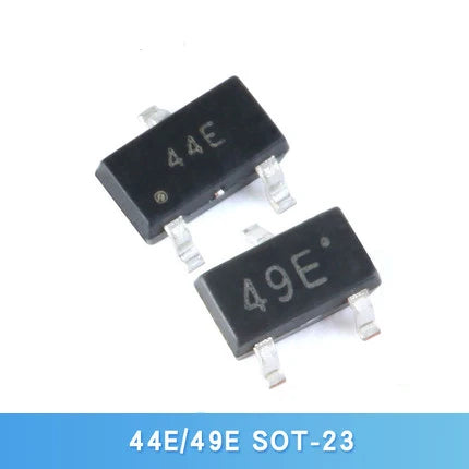 10PCS S49E 49E 44E SOT-23 Hall Effect Sensor Switch Hall Element SOT23 SS49E A3144E SOT AH49E HAL3144 High Sensitivity In Stock