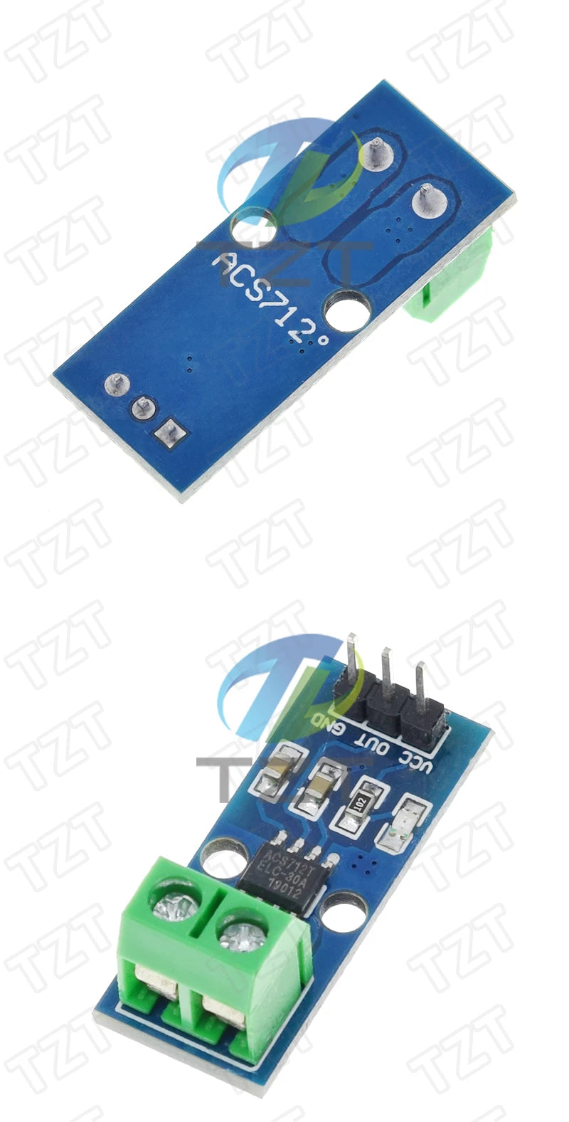 1/3PCS Hot Sale ACS712 5A 20A 30A Range Hall Current Sensors Module ACS712 Module For Arduino 5A 20A 30A